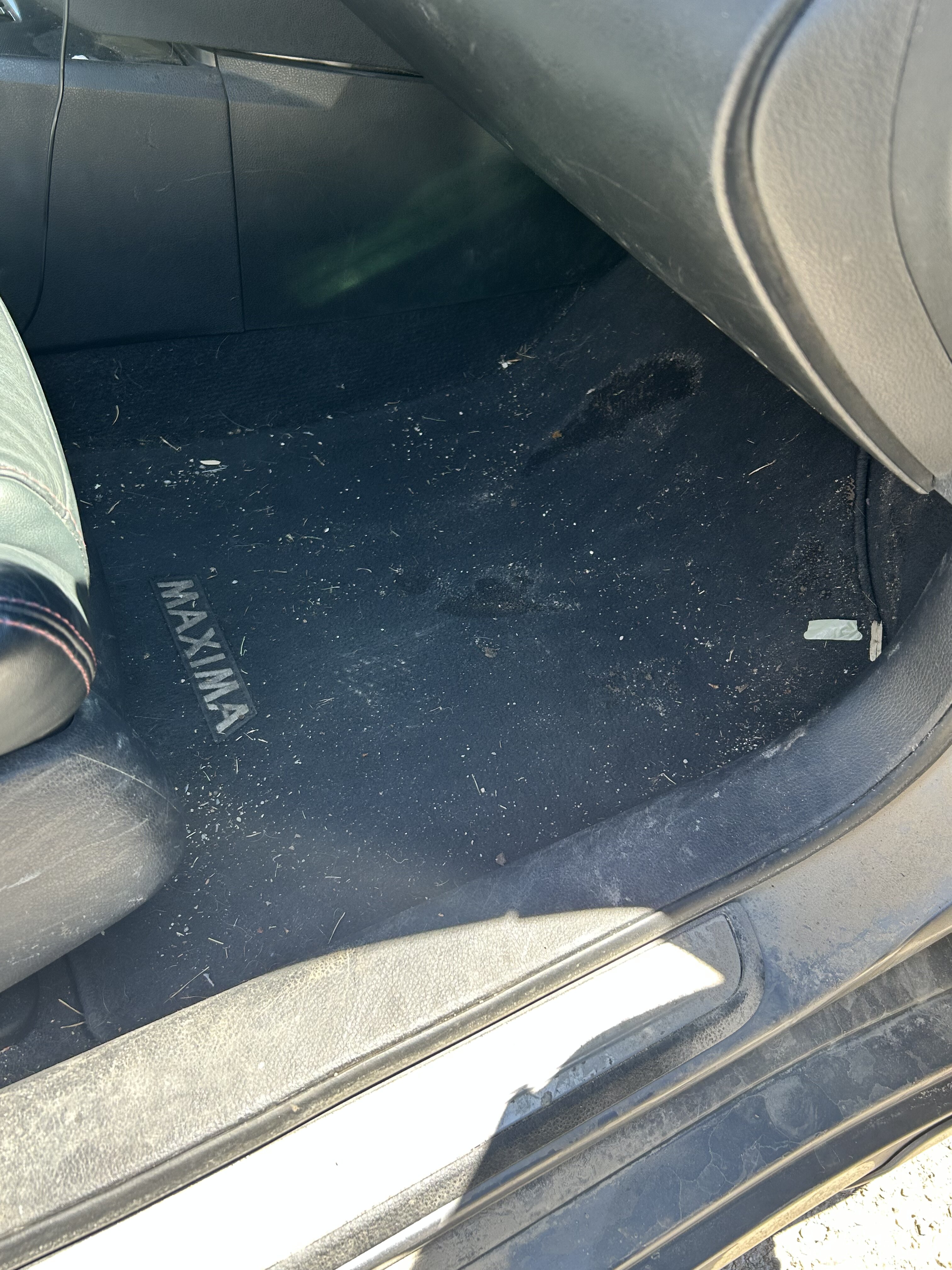 Carpet floor mat before