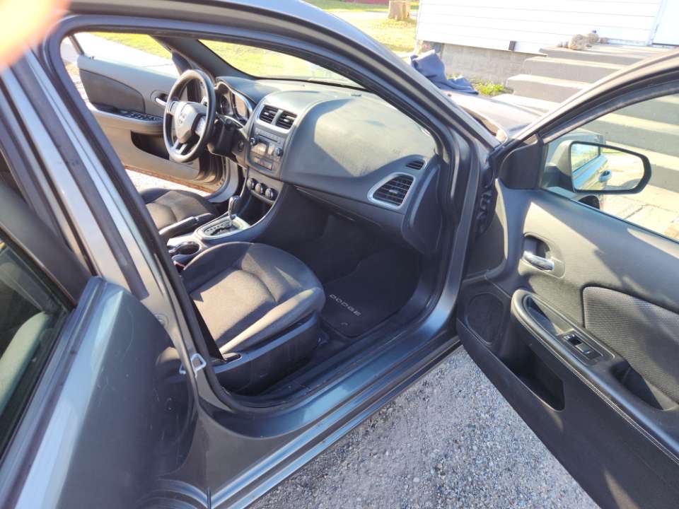 Cloth seats & dash after