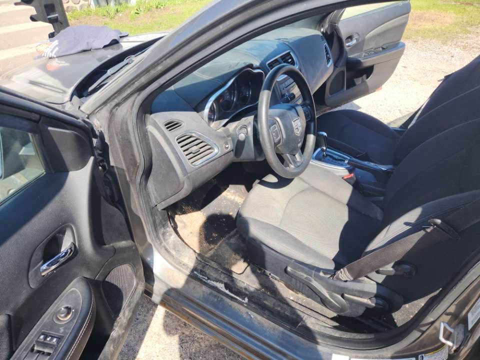 Cloth seats & dash before