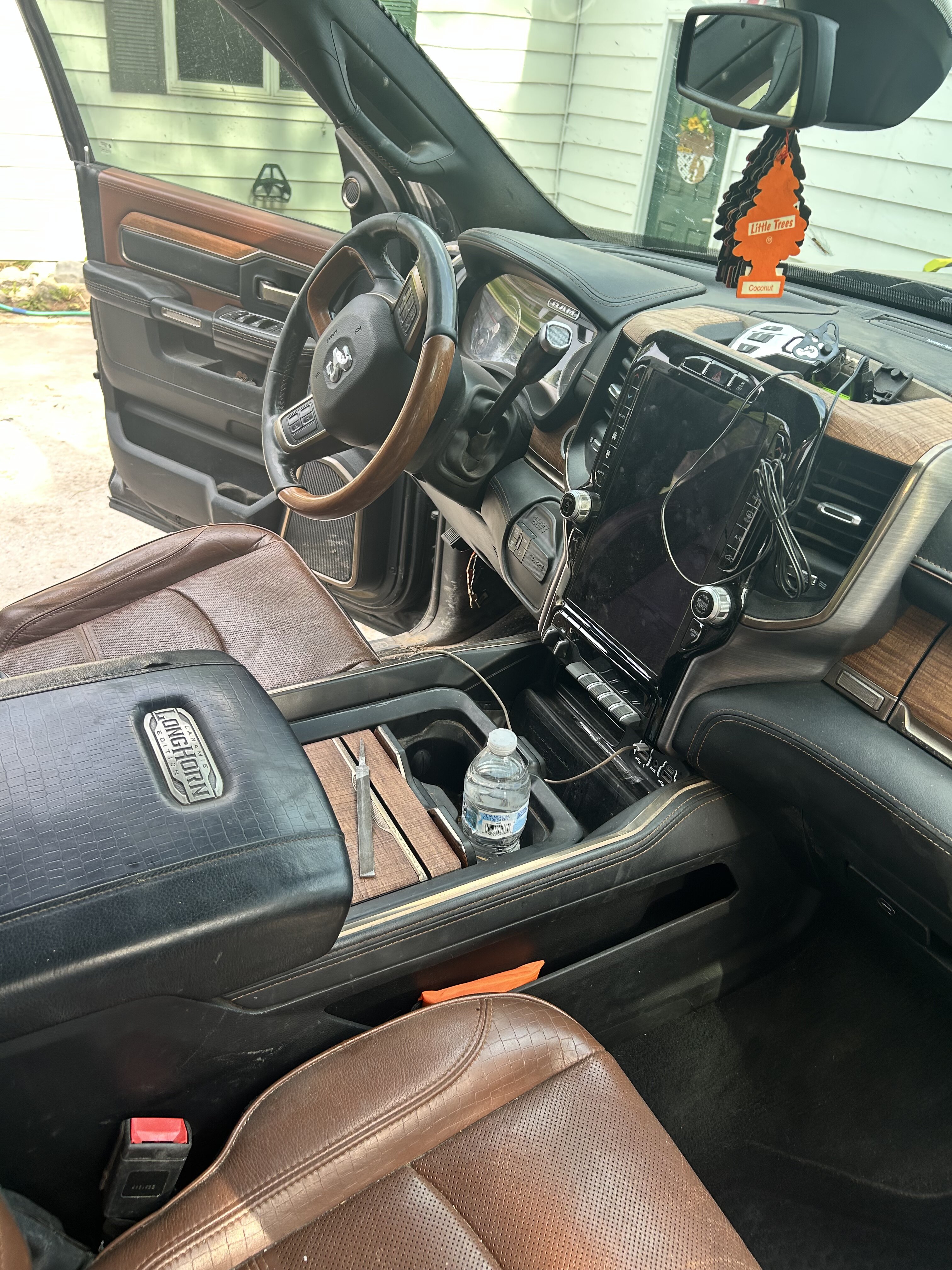 Longhorn cockpit before